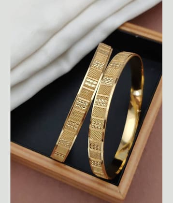 Shivay Fashion Gold Bangle Set ( Pack of 1 )