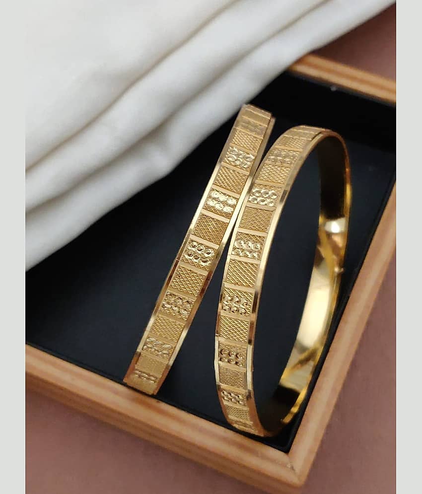 Shivay Fashion Gold Bangle Set ( Pack of 1 )