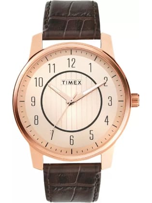 Timex Analog Gold Dial Men Watch - TWNTG07SMU03-Gold