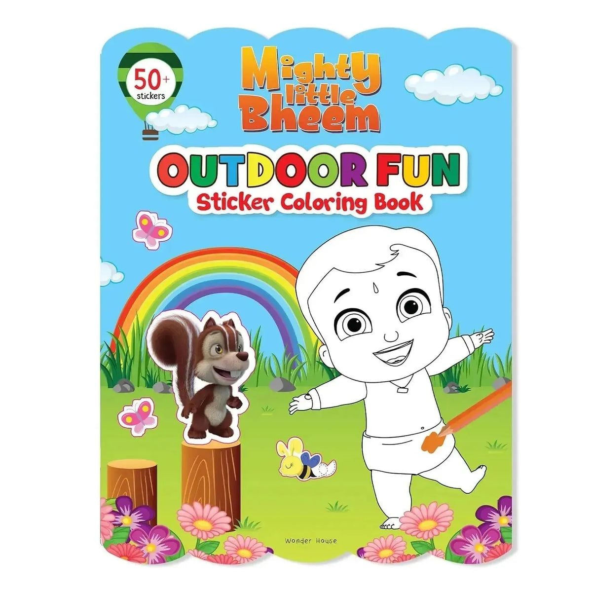 Wonder House Mighty Little Bheem Outdoor Fun Sticker And Coloring Activity Book