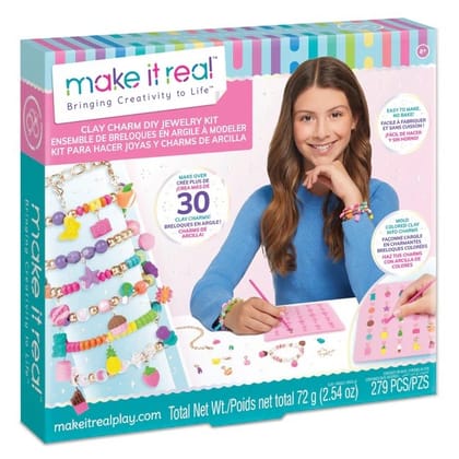 Make It Real- DIY Toys Set - Clay Charm DIY Jewelry Kit