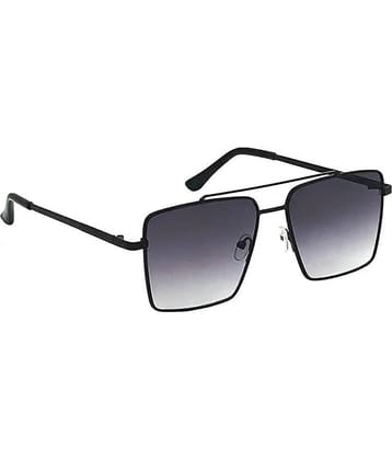 PIRASO Black Square Sunglasses ( Pack of 1 )