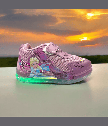 GLOBIN - Purple Girl's LED Shoes ( 1 Pair )