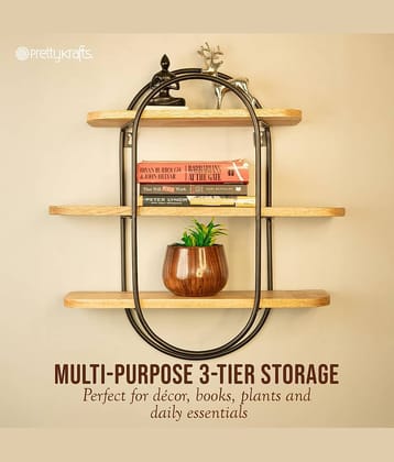 PrettyKrafts Brown Wood - Pack of 1