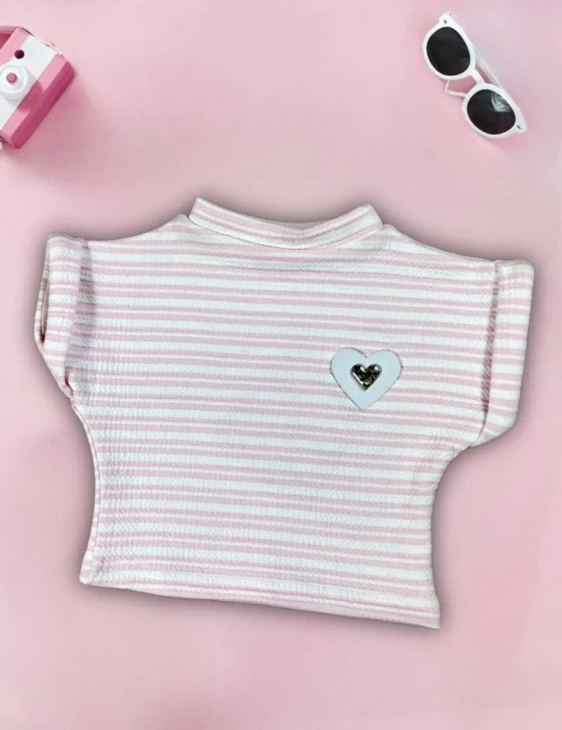 Girl’s Imported T-shirt [GT-511] (1-11Years)-6-7Y (Size - 28) / White / Imported