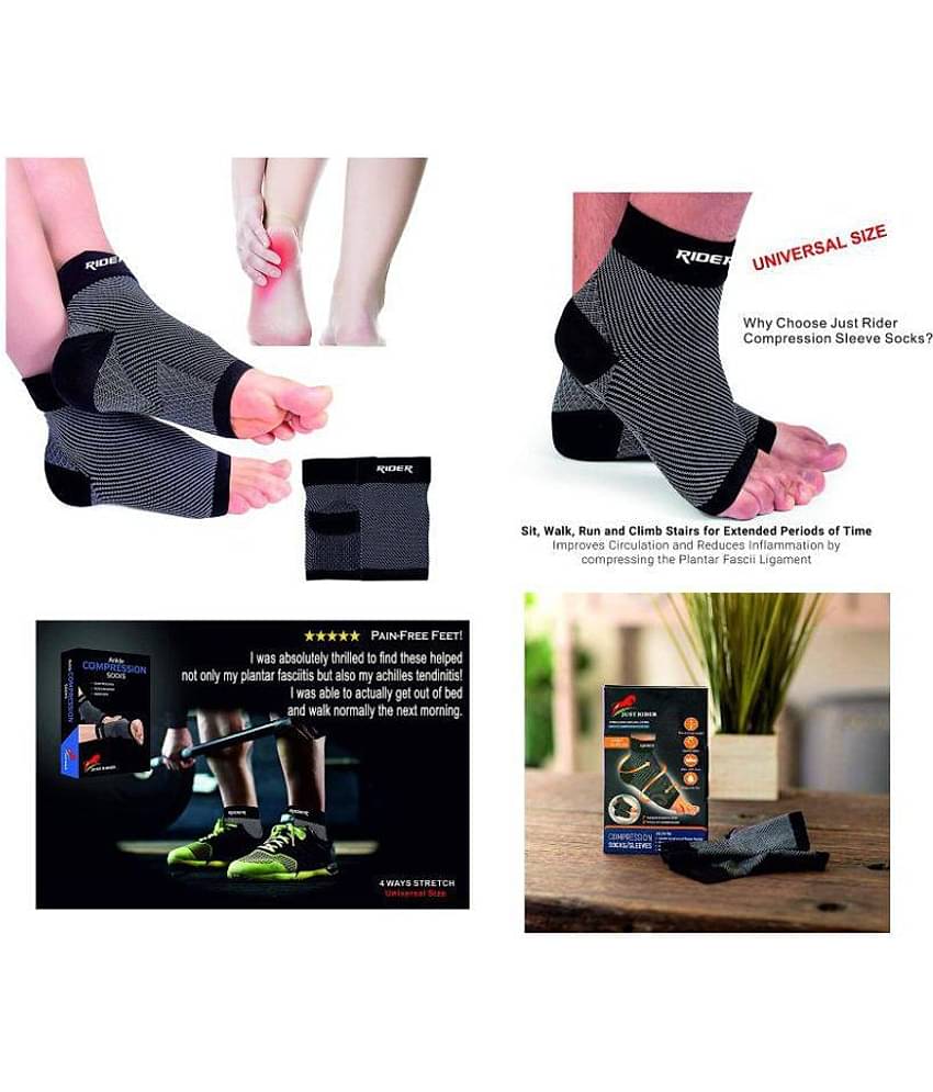 Just rider Compression Foot Sleeves Sport Ankle Support Socks