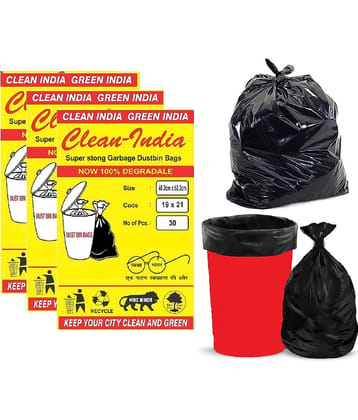 Garbage Bags Medium Black - 90 Pcs Super Strong And premium Quality