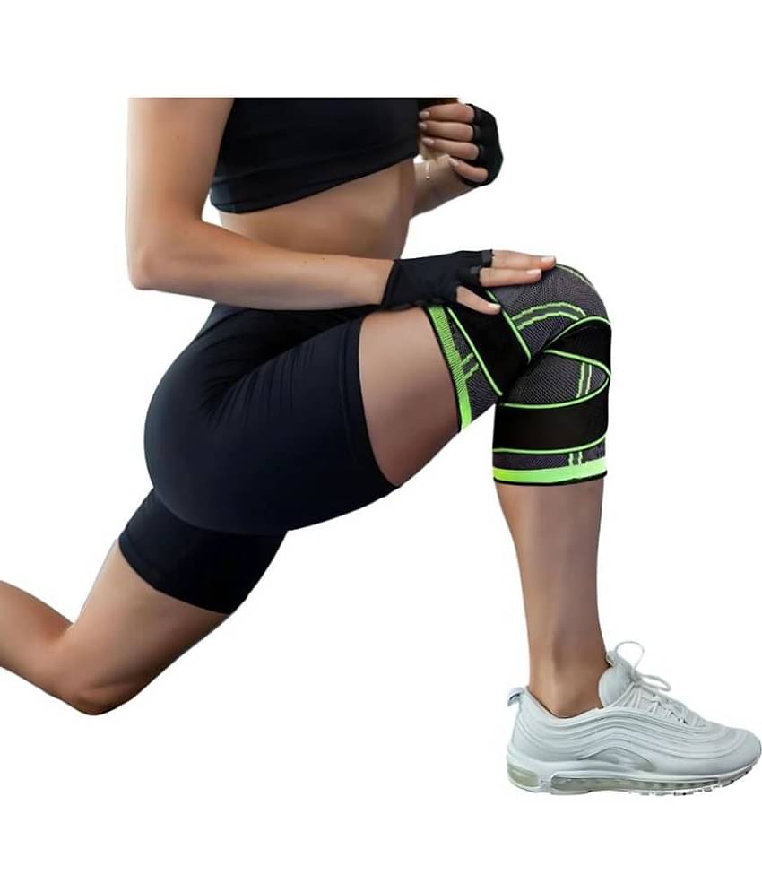 Knee Cap Support with adjustable straps for Pain Relief Knee Support for Injury Recovery, Meniscus Tear, Running, Sports, Workout, Pack of 1