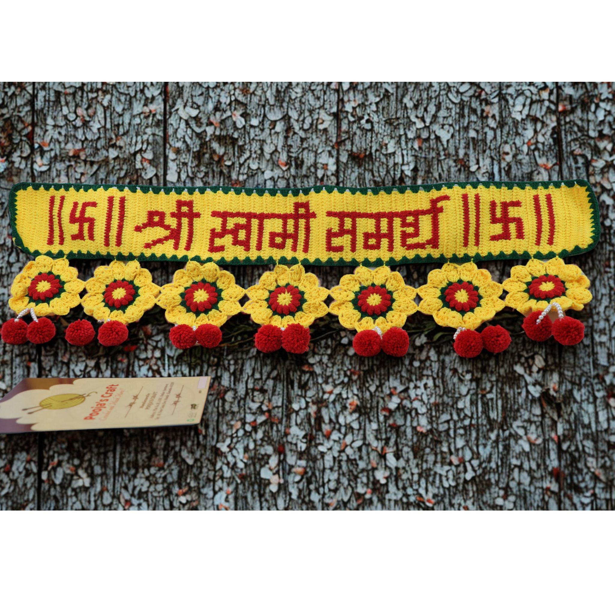 Handmade Crochet Toran [92X30cm]