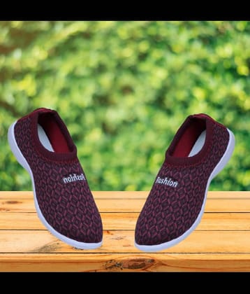 Seafoot Maroon Women's Slip On