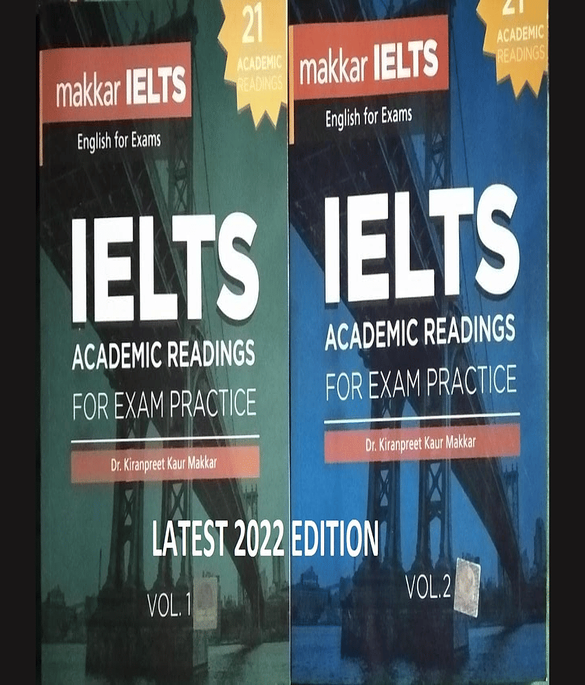 MAKKAR IELTS Academic Readings Practice Workbook Combo Vol. 1 and Vol. 2 (2022)