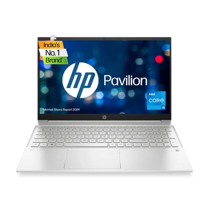 HP Pavilion 15 12Th Gen Intel Core I5 8Gb Sdram/512Gb Ssd 15.6 Inches Fhd,IPS,Micro-Edge Display/Intel Iris Xe Graphics/B&O/Windows 11 Home/Ms Office 2021/Fast Charge/1.75Kg, 15-Eg2009Tu, Silver HP Pavilion 15 12Th Gen Intel Core I5 8Gb Sdram/512Gb Ssd 1