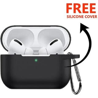 Airpod Pro with Case True Wireless Bluetooth Earphones with 3 Hours of Playtime & Compatible for all Smartphones (White)