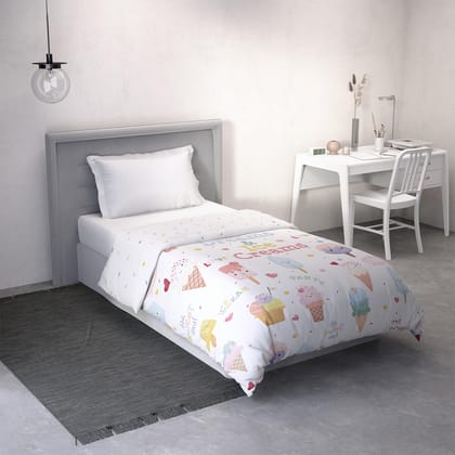 DDECOR - Little Brats Collection 100% Cotton Kids Pattern 145TC Single Quilt|152 CM X 229 CM| - Pink