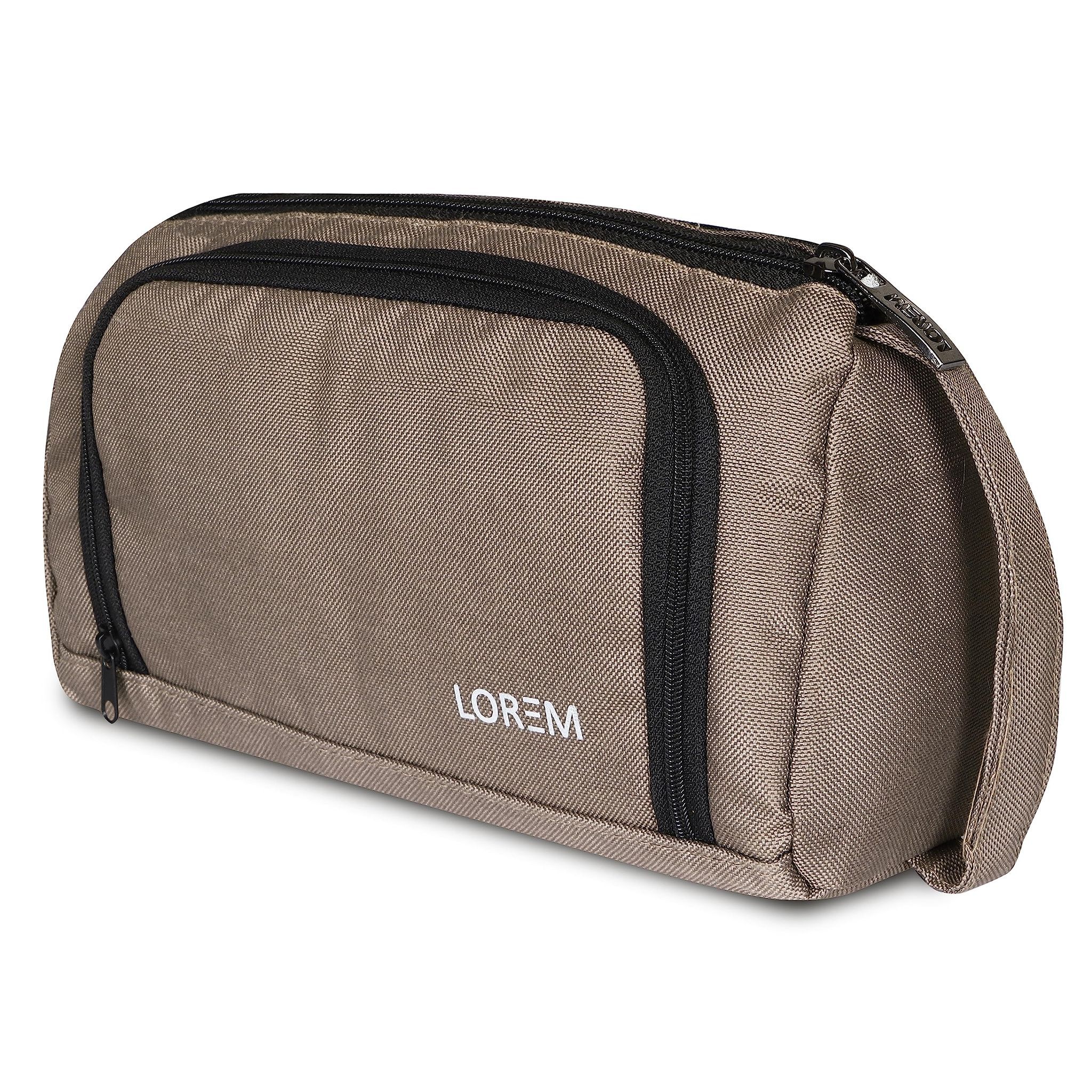 LOREM Large Capacity Pencil Cases Bag, Large Pencil Pen Pouch with Handle, Portable Makeup Bag, Case Cute Stationery Organizer Bag with Zipper for Kids for Students, Kids Adults Office OG09-OG12