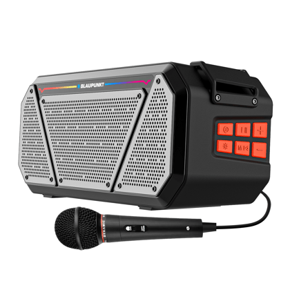 Atomik BB25 Wireless Bluetooth Boombox Party Speaker 