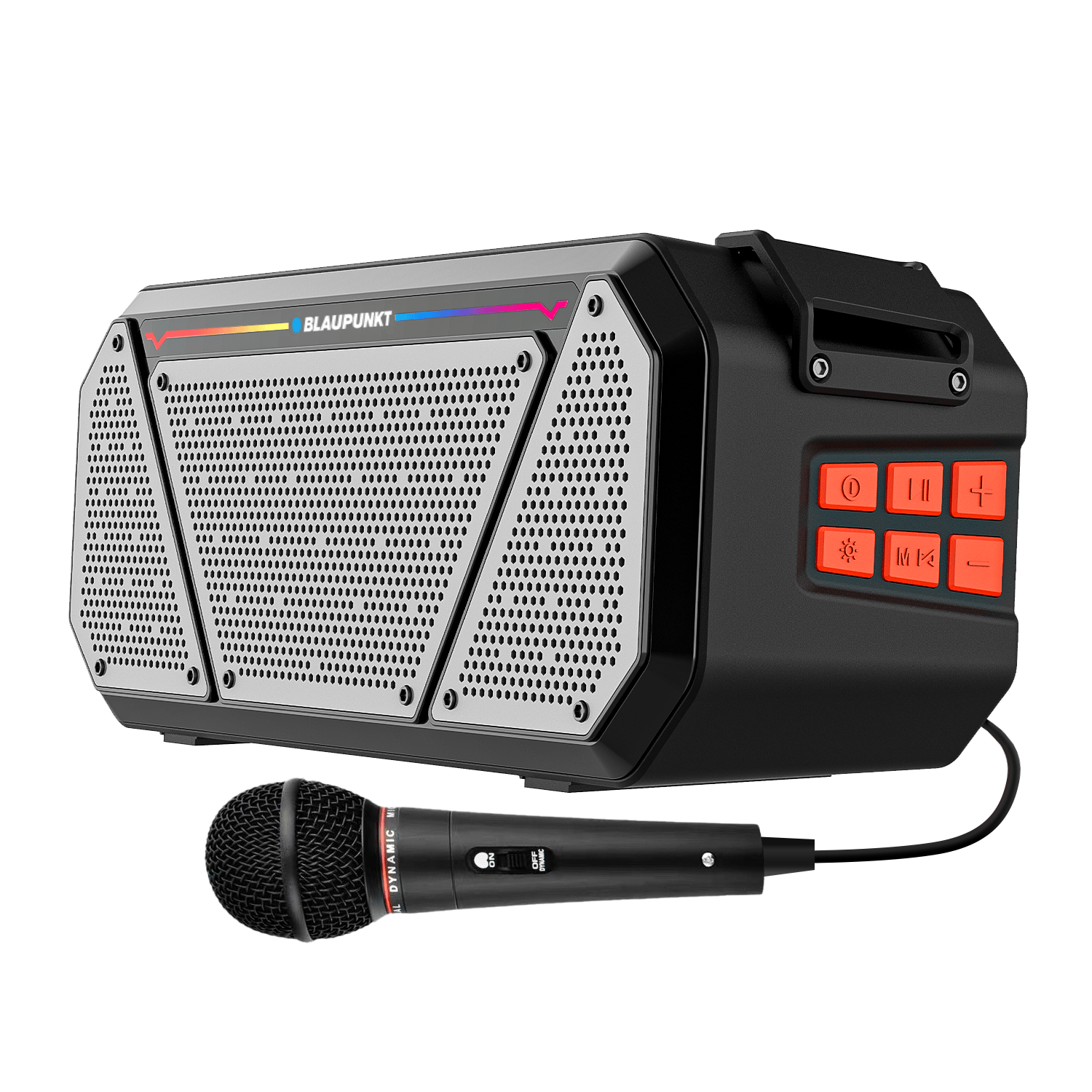 Atomik BB25 Wireless Bluetooth Boombox Party Speaker 
