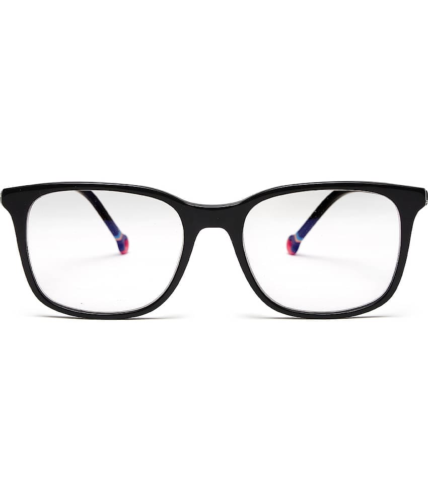 YourSpex - Black Rectangular Eyeglass Frame ( Pack of 1 )