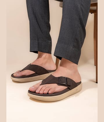 Fentacia Fentacia Men Brown Casual Comfort Sandals Brown Men's Daily Slipper