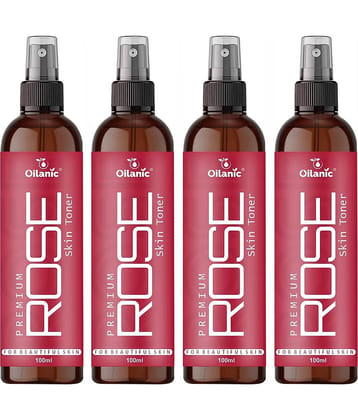 Oilanic   Rose    Skin Tonic 400 mL Pack of 4
