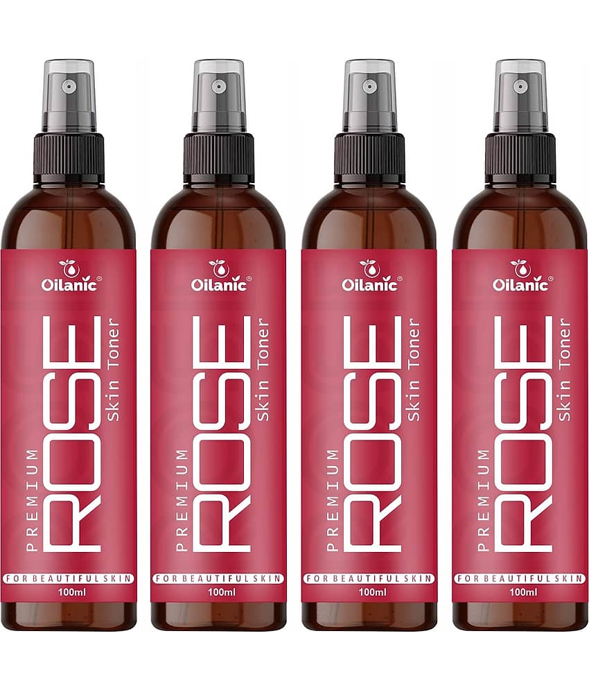 Oilanic   Rose    Skin Tonic 400 mL Pack of 4