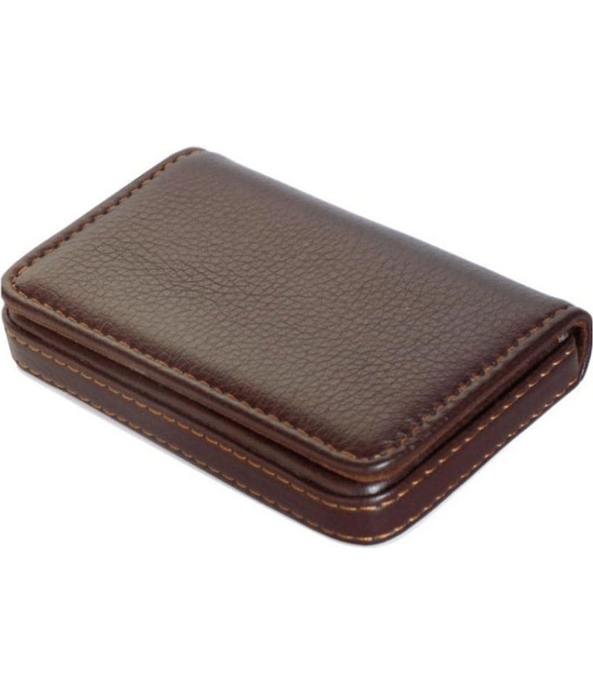 RAVARIYA GRAPHIC - Leather Card Holder ( Pack 1 )
