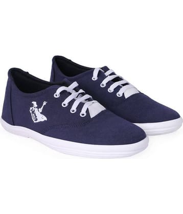 Kzaara Lifestyle Navy Casual Shoes