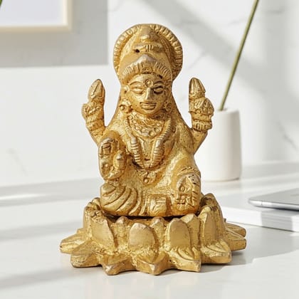 Brass Showpiece Laxmi Ji God Idol Statue (BSMAS892 L)