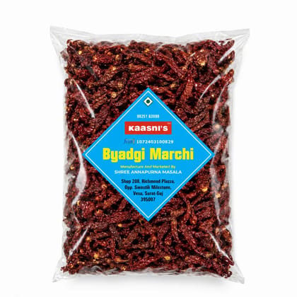 kaasni's Byadgi Red Chilli whole organically Grown - 450 Gram/Red chilli whole/Dry Red chilli whole/Mirchi