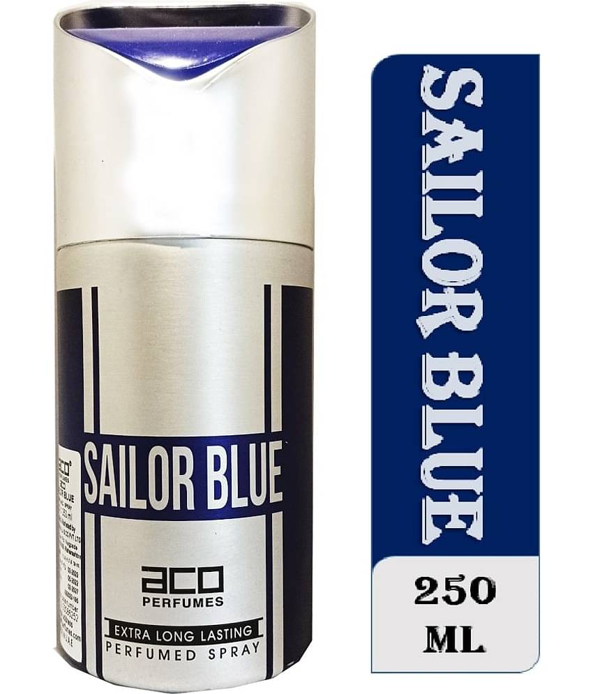 aco perfumes - SAILOR BLUE Perfumed Body Spray 250ml Perfume Body Spray for Unisex 250 ml ( Pack of 1 )