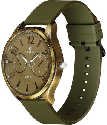 DECLASSE Green Silicon Analog Men's Watch