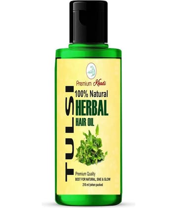 Premium Khadi Herbal Tulsi Hair Oil 210 ml