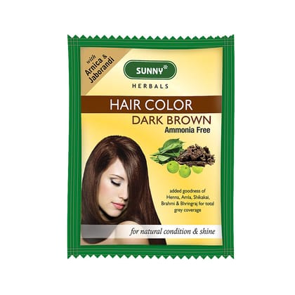 Sunny Health & Fitness Dark Brown Hair Color - Pack of 4 X (20 g) Sunny Health & Fitness Dark Brown Hair Color - Pack of 4 X (20 g) - Brown / 20 g (Pack of 4)