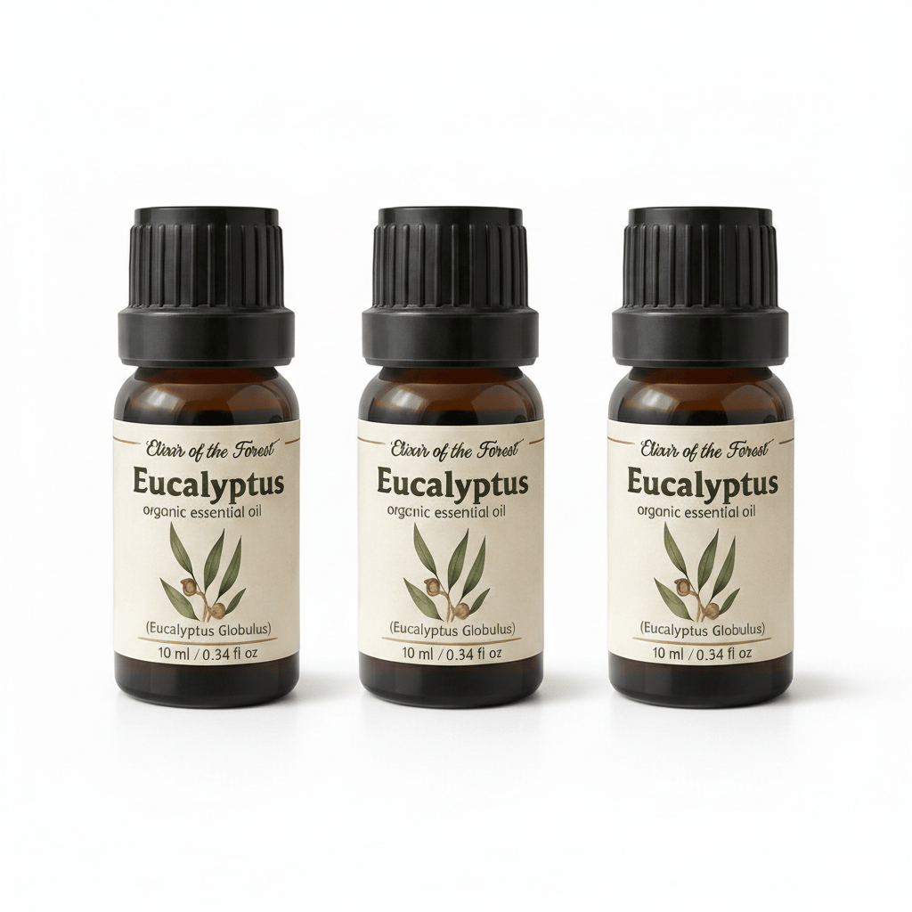 Elixir of the Forest Eucalyptus Oil | 30 ml (10 ml x 3) | Combo Set | Home Care & Inhalation