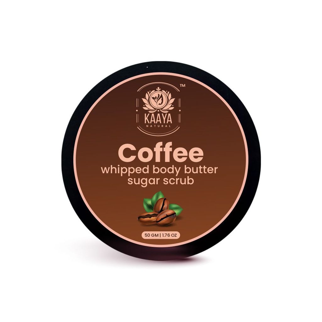 Kaaya Natural Coffee Whipped Body Butter Sugar Scrub