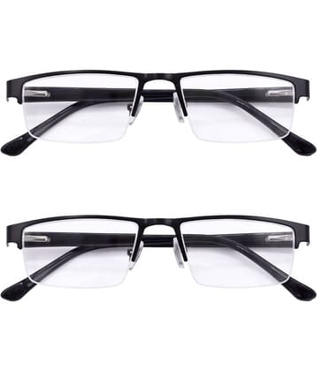 Hrinkar Rectangle Half Rim Reading Glasses