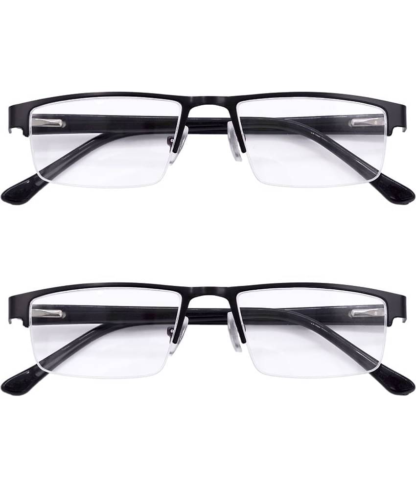 Hrinkar Rectangle Half Rim Reading Glasses