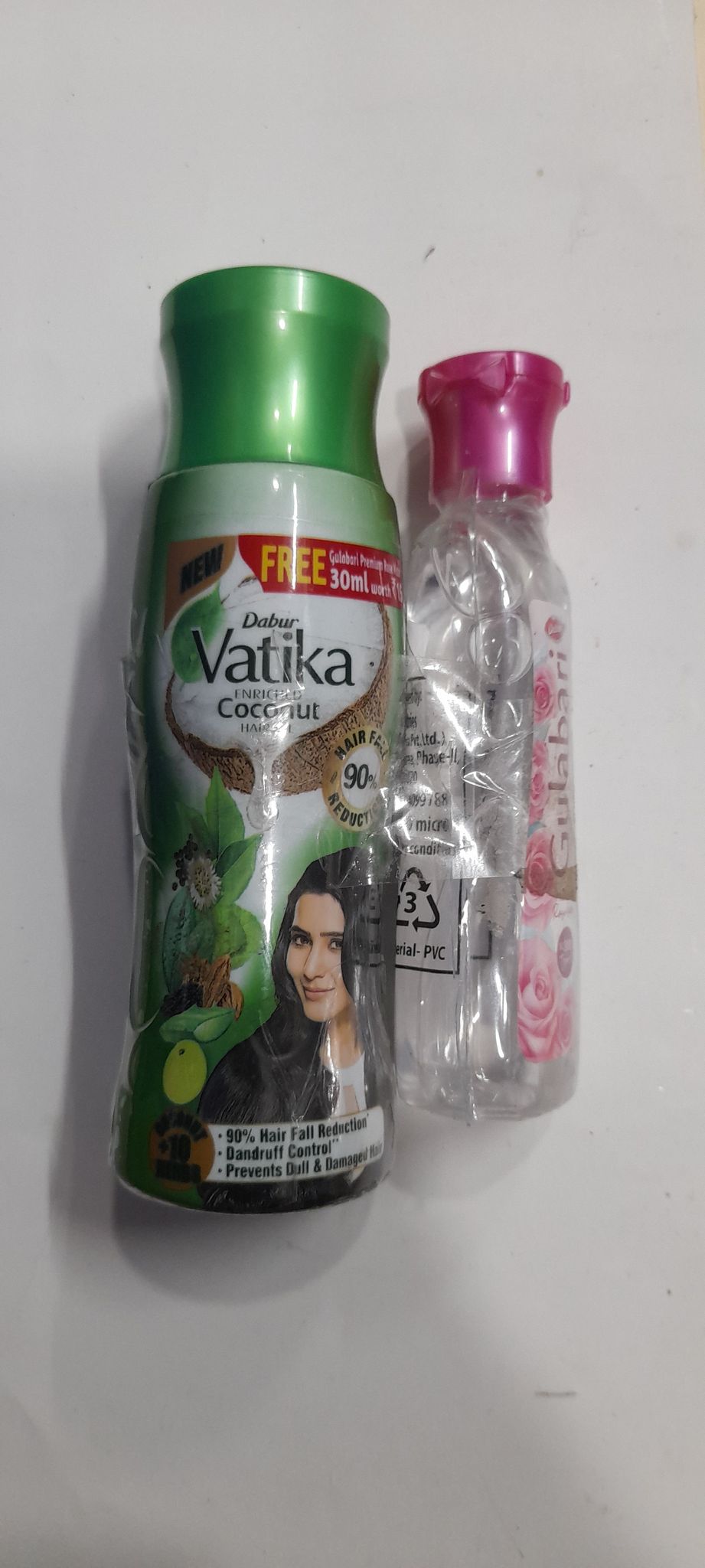 Dabur vatika enriched coconut hair oil free gulabari