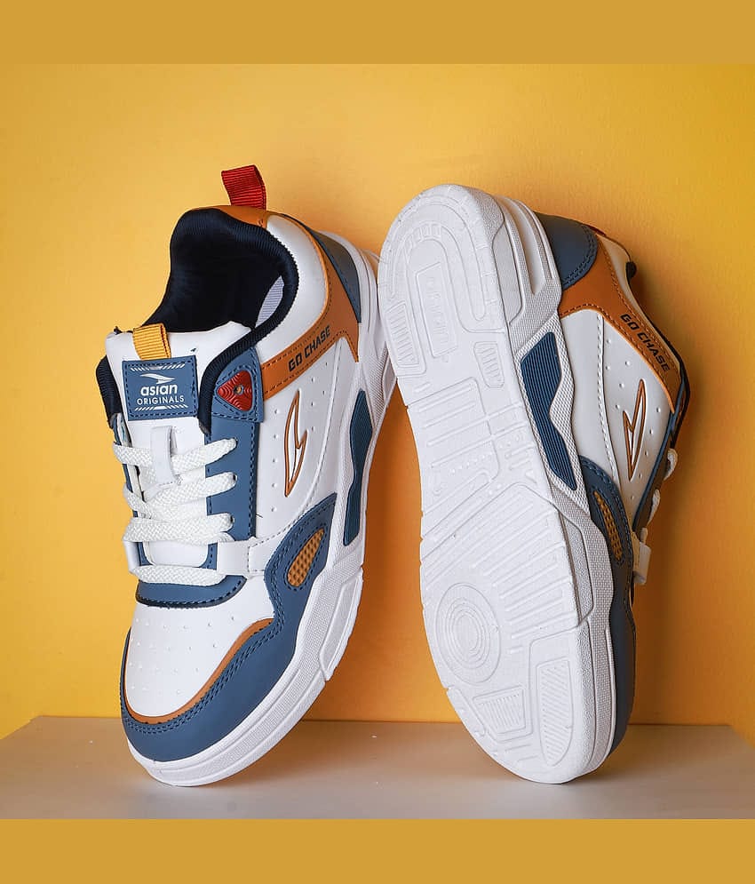 ASIAN TANGO-01 White Men's Sneakers