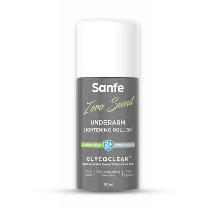 Sanfe Zero Sweat Underarm Lightening Roll On - 50ml