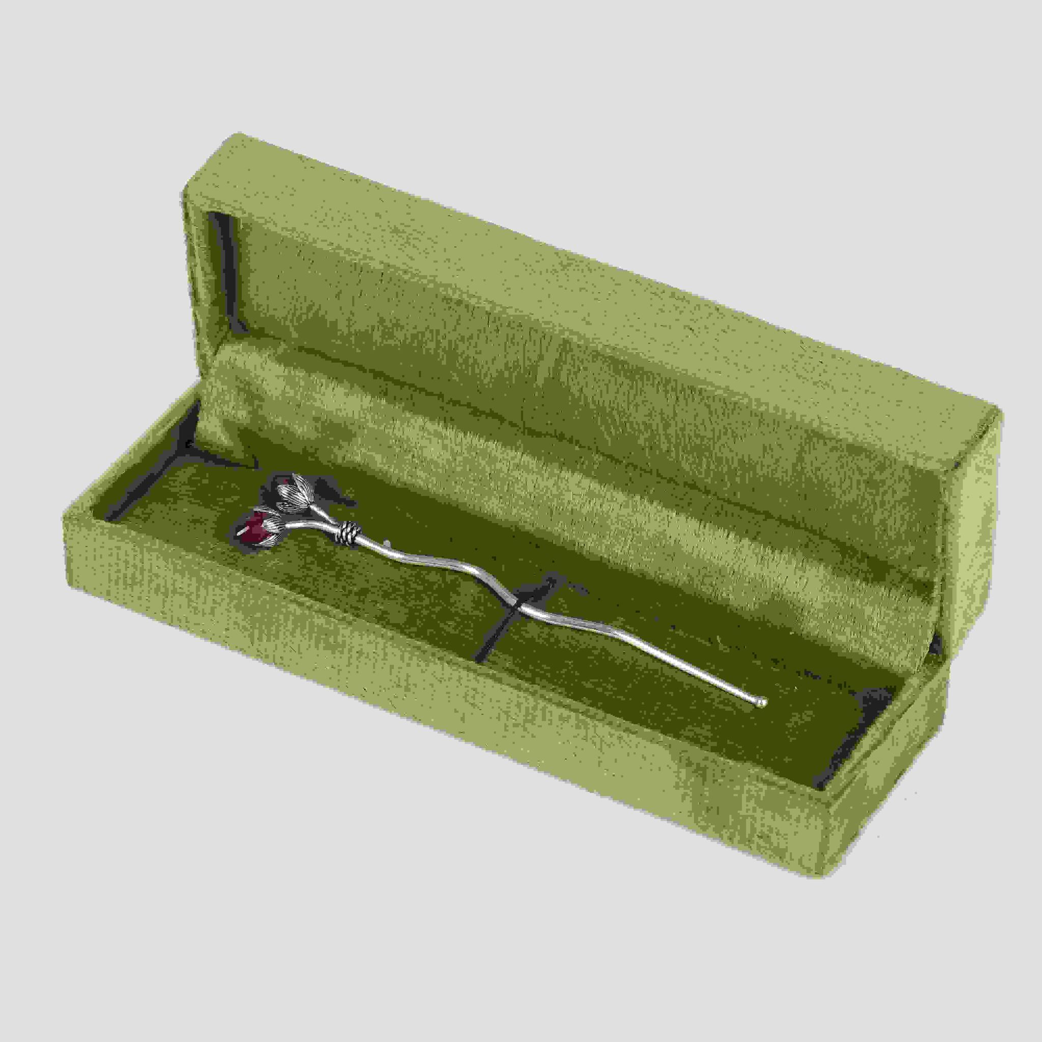 Twin Bud Silver Raj Tilak Stick