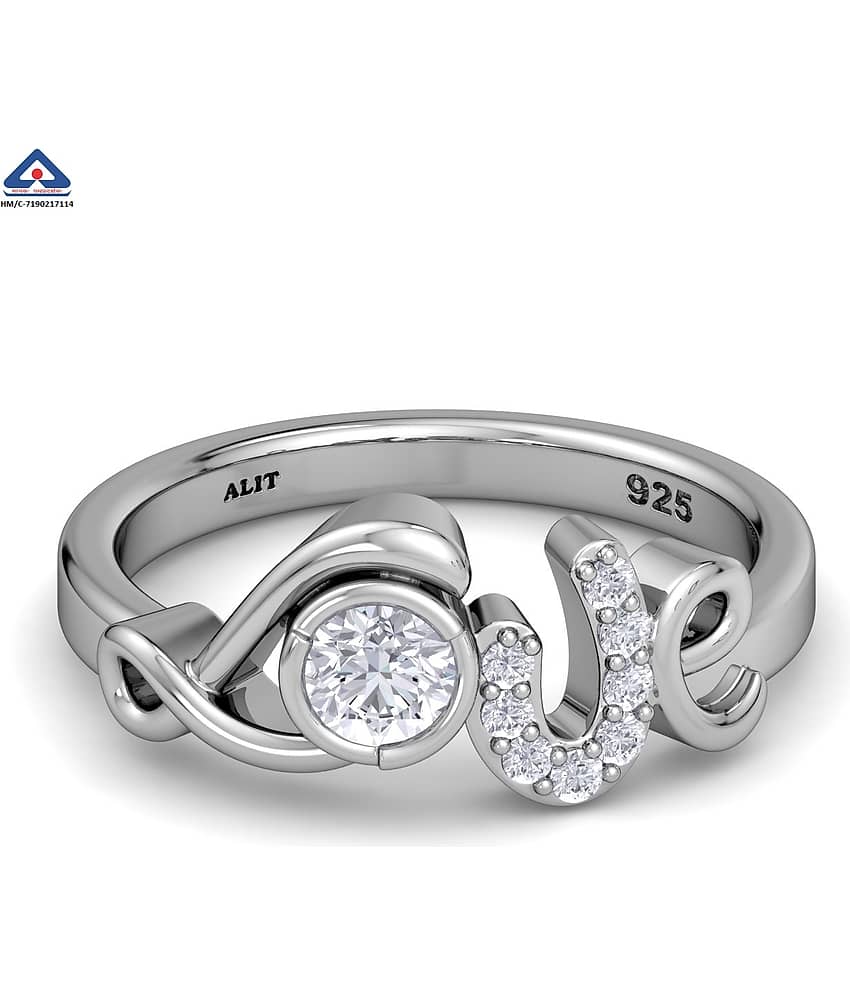 ALITJEWELLERY - Silver Rings ( Pack of 1 )