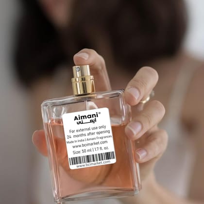Aimani Amber Oud Perfume Spray for Women & Men | 24 Hour Long Lasting Fragrance | Exotic Warm Amber & Oud Scent | 50ml