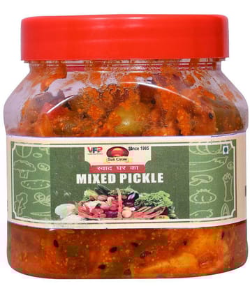 Sun Grow Mothermade All in ONE Mixed Veg. Pickle (Real Taste of Pickle) Pickle Jar ||Mouth-Watering Pickle 400 g