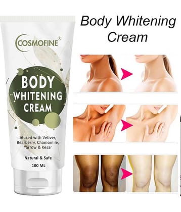 COSMOFINE Body Whitening Cream, Goree Whitening Day Cream All Skin Type Saffron ( 100 gm )