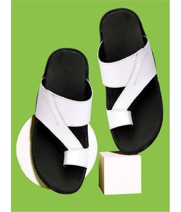 Buxton - White Men's Sandals