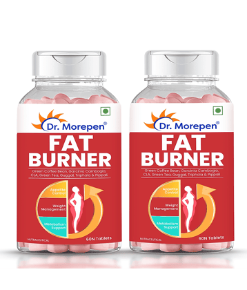 Dr. Morepen Fat Burner with CLA & Garcinia Supports Weight Loss & Fuels Metabolism (120 Tablets)