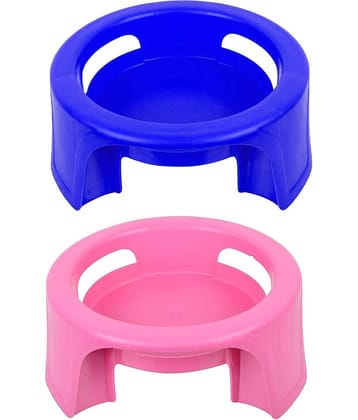 FIT4CHEF Multicolor Polypropylene Matka Stand ( Pack of 2 )