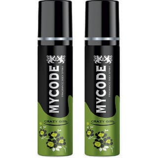 Forever Bliss mycode Crazy Girl Long Lasting Freshness Deodorant Perfume Body Spray For Men and women ( 75ml2)