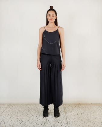 PLEATS PLEASE CHARCOAL CO-ORD-XS